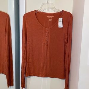 American Eagle Ribbed Top